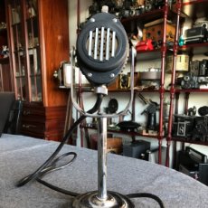 Radio antiche: MICRÓFONO DE RADIO CON BASE