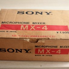 Radios antiguas: MEZCLADOR DE MICRO VINTAGE SONY MX-4