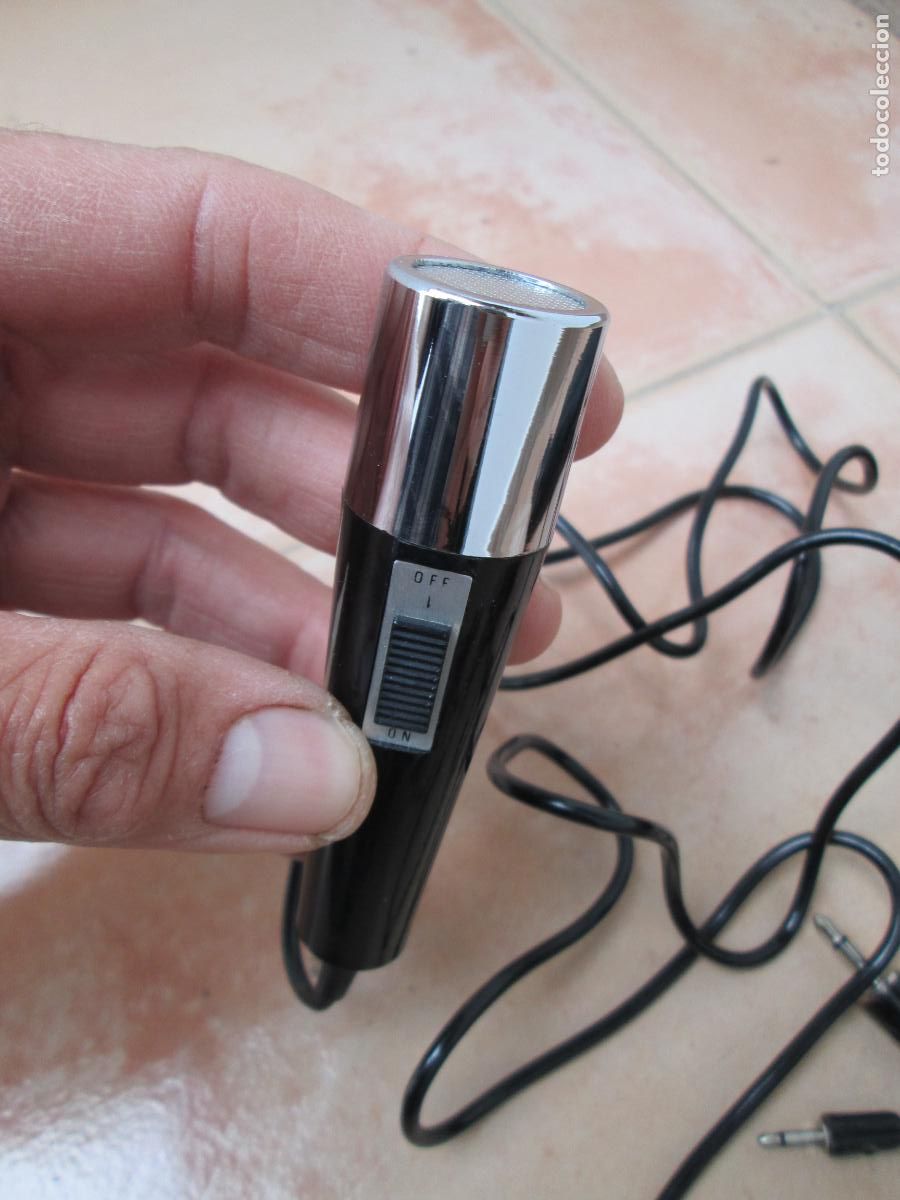 Radios antiguas: Lote de 2 micr&oacute;fonos antiguos, sin probar. - Foto 2