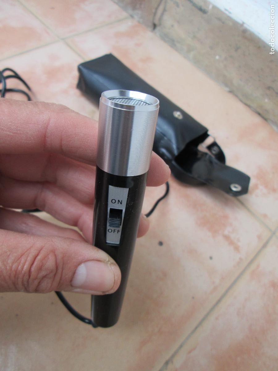 Radios antiguas: Lote de 2 micr&oacute;fonos antiguos, sin probar. - Foto 3