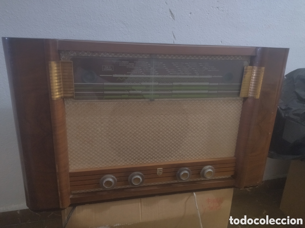 Radios antiguas: Radio Philips BE-621-A. Funciona perfectamente. 1952. - Foto 2