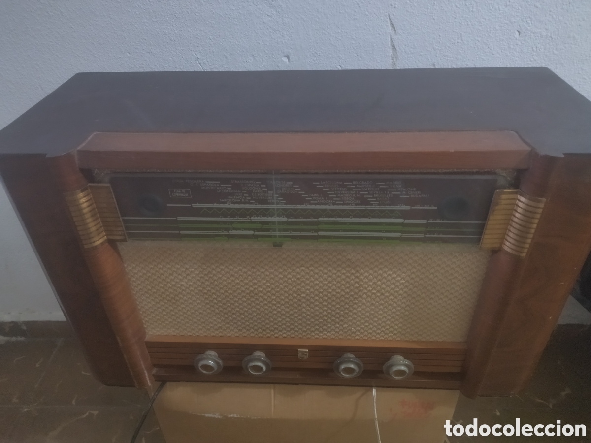Radios antiguas: Radio Philips BE-621-A. Funciona perfectamente. 1952. - Foto 1