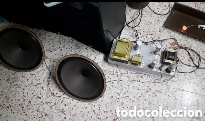 Radios antiguas: Amplificador a v&aacute;lvulas. 40watios.mono.funciona - Foto 1
