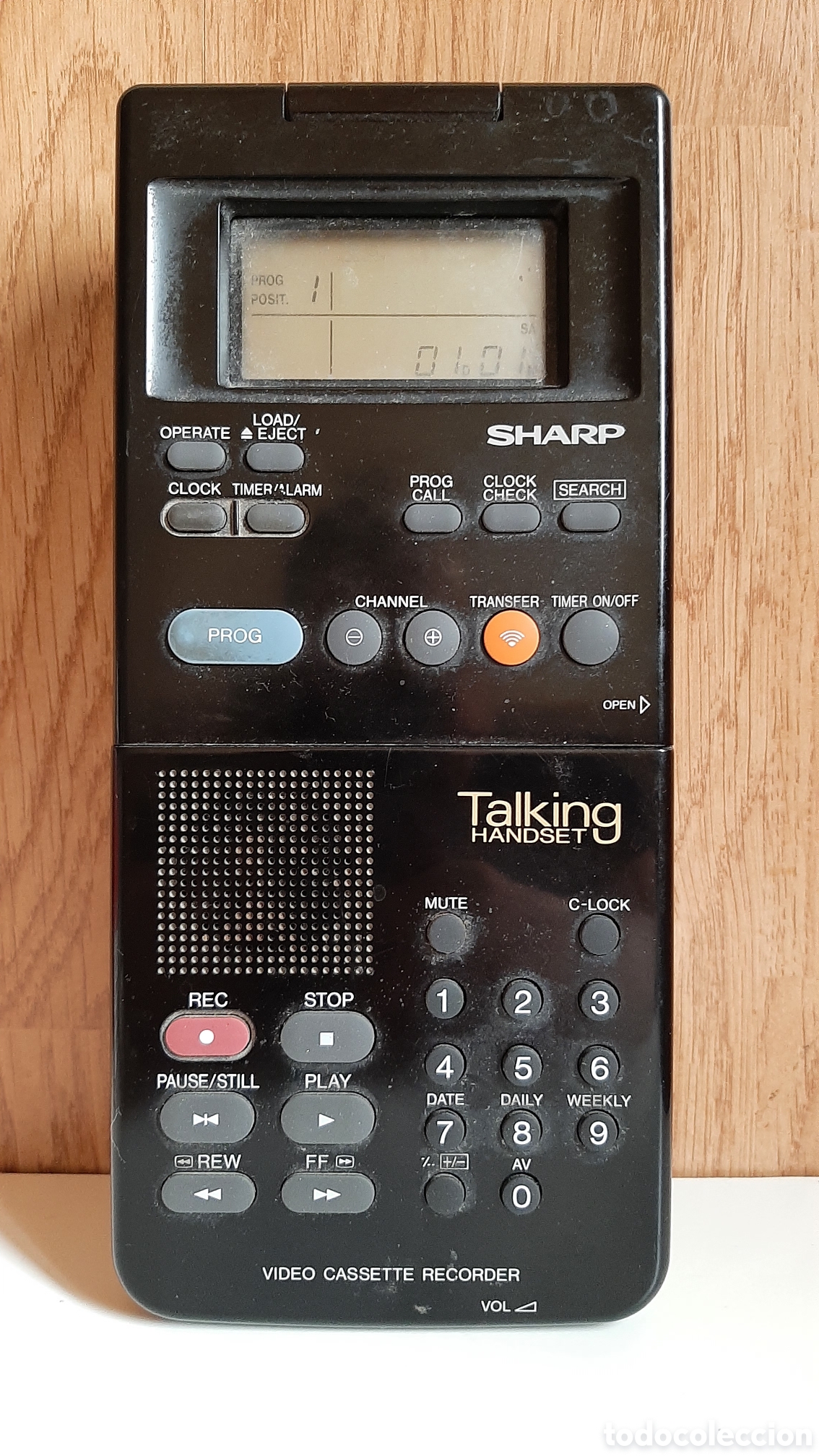 Radios antiguas: mando Sharp Talking Handset VHS - Foto 2