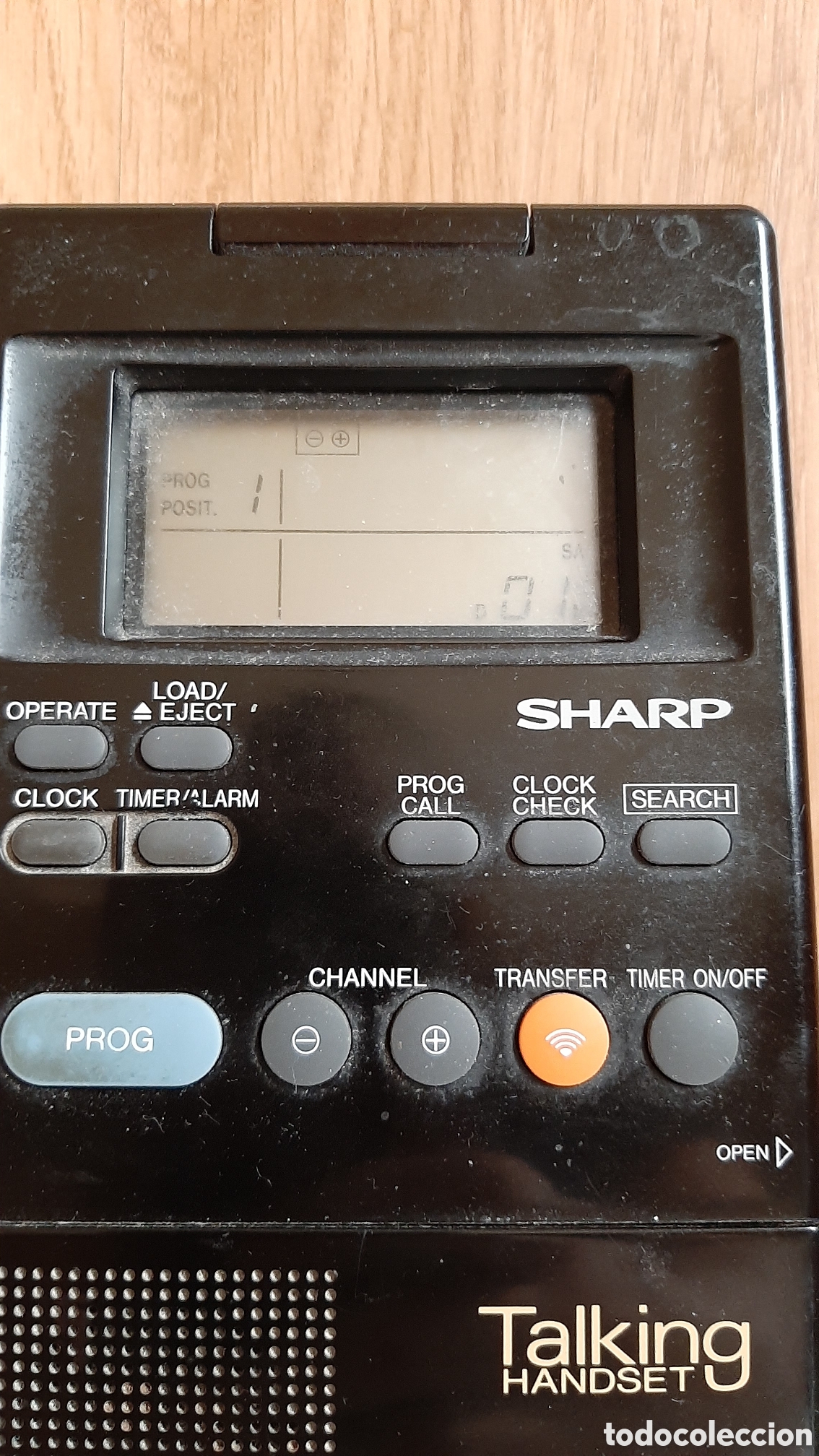 Radios antiguas: mando Sharp Talking Handset VHS - Foto 3