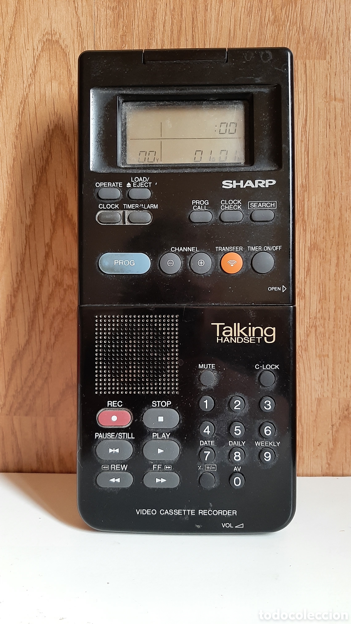 Radios antiguas: mando Sharp Talking Handset VHS - Foto 1