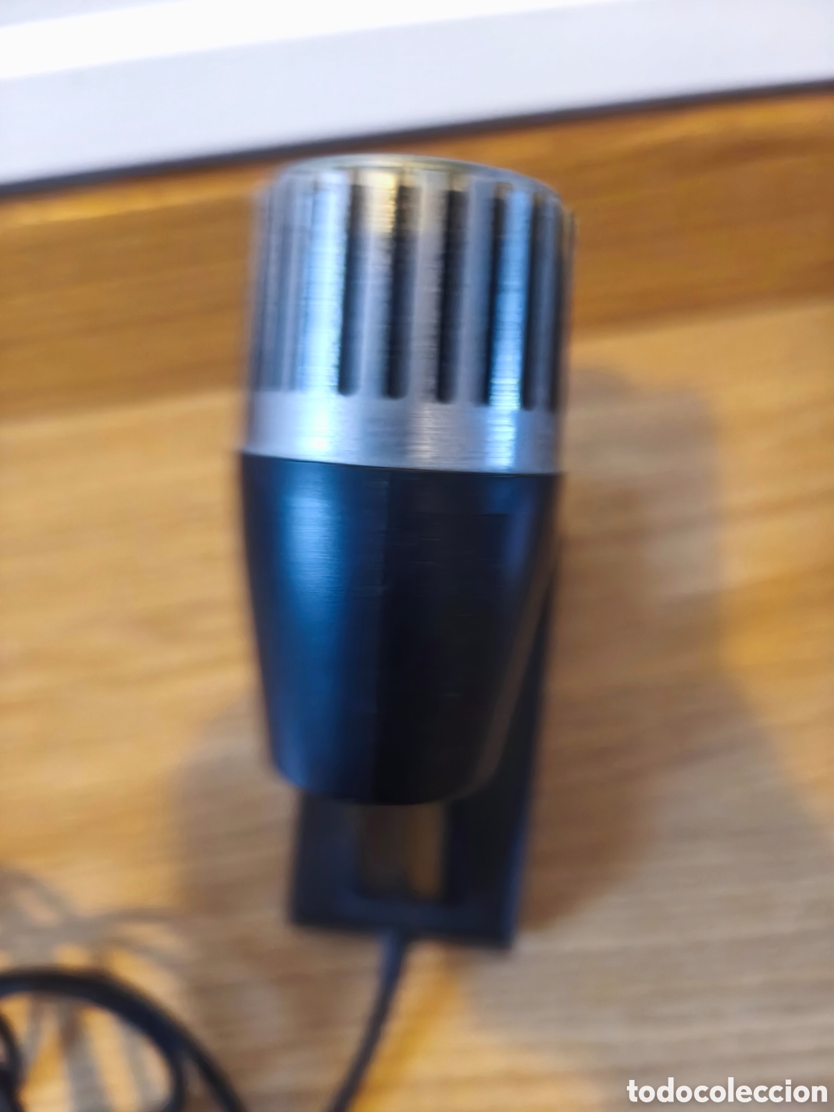 Radios antiguas: Micr&oacute;fono de sobremesa TOA paging mic - Foto 4