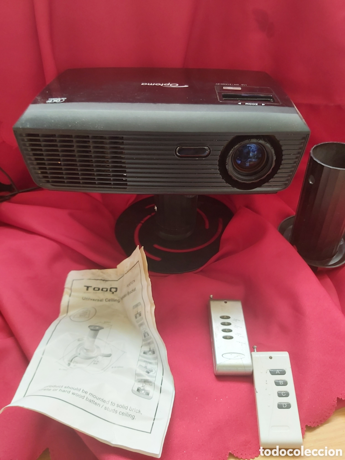 Radios antiguas: PROLLECTOR PREPARADO CON PIEZA PARA TECHO - Foto 3