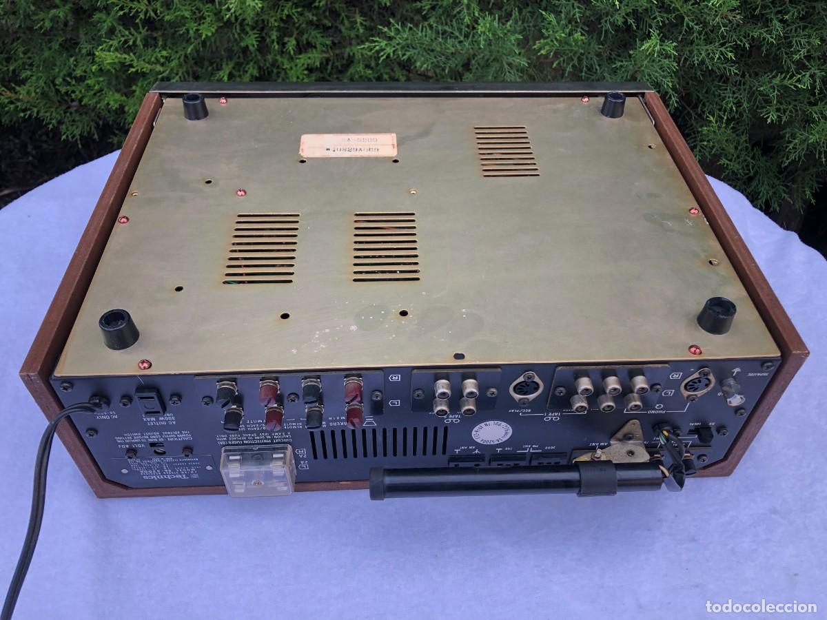 Radios antiguas: TECHNICS AMPLIFICADOR MODEL SA-5200A / UNA JOYA / FUNCIONANDO - Foto 6