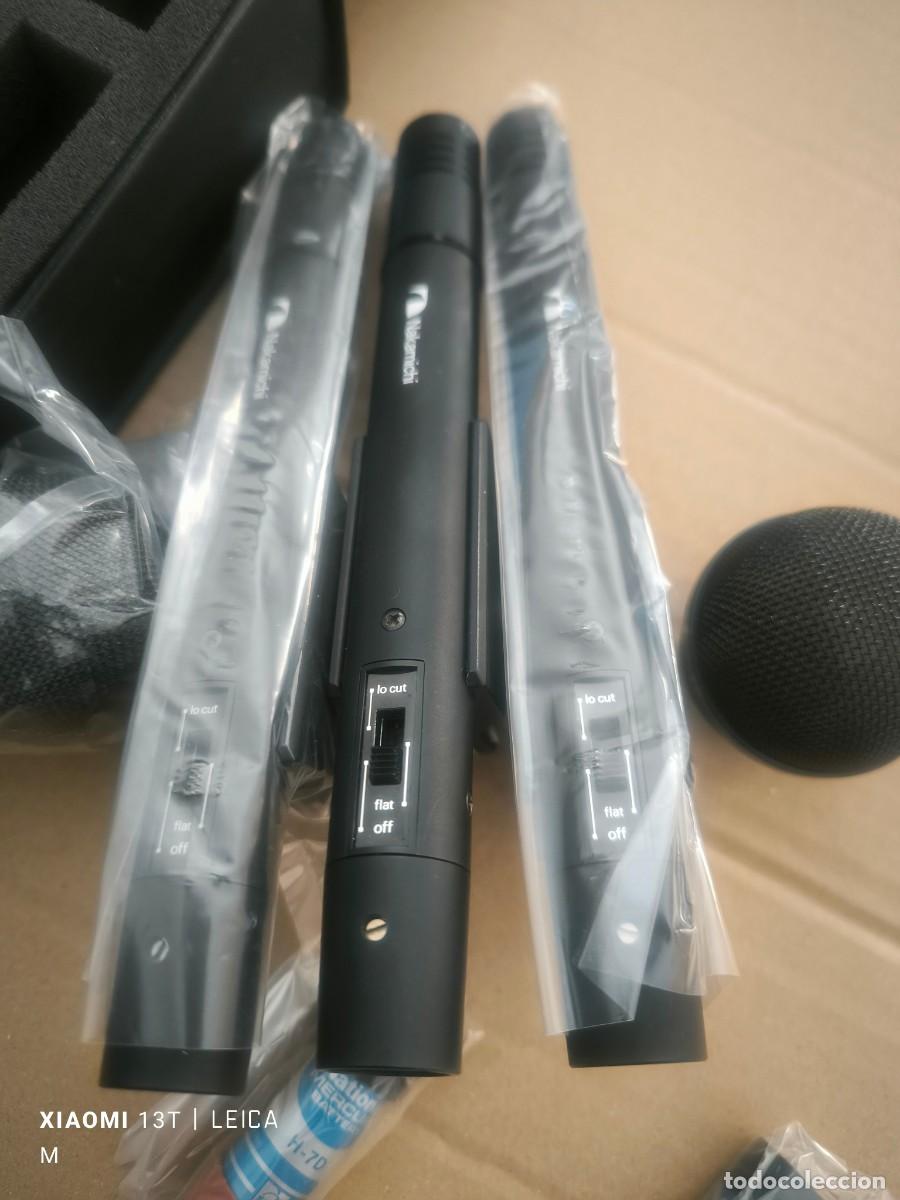 Radios antiguas: MICROFONOS DE AUDIO PROFESIONAL NAKAMICHI - Foto 5