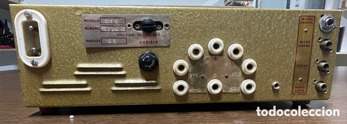 Radios antiguas: AMPLIFICADOR OPTIMUS MISTRAL 515 - Foto 4