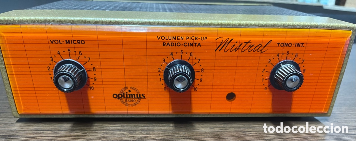 Radios antiguas: AMPLIFICADOR OPTIMUS MISTRAL 515 - Foto 1