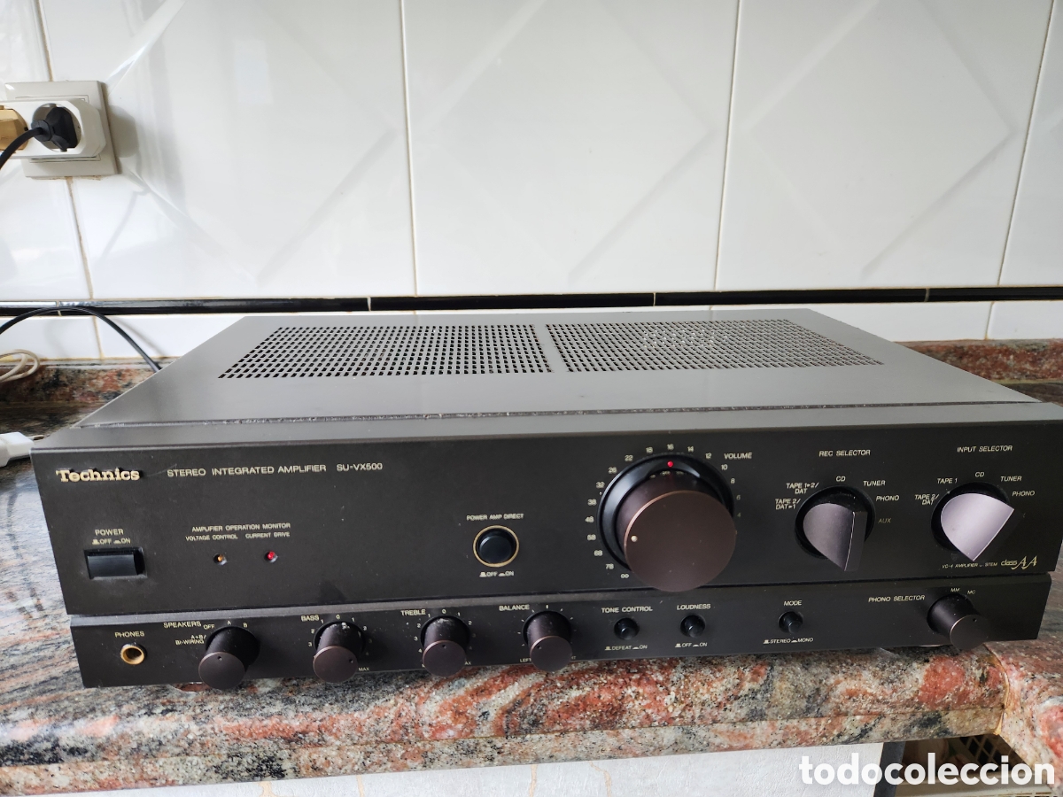 Radios antiguas: Amplificador Technics - Foto 2