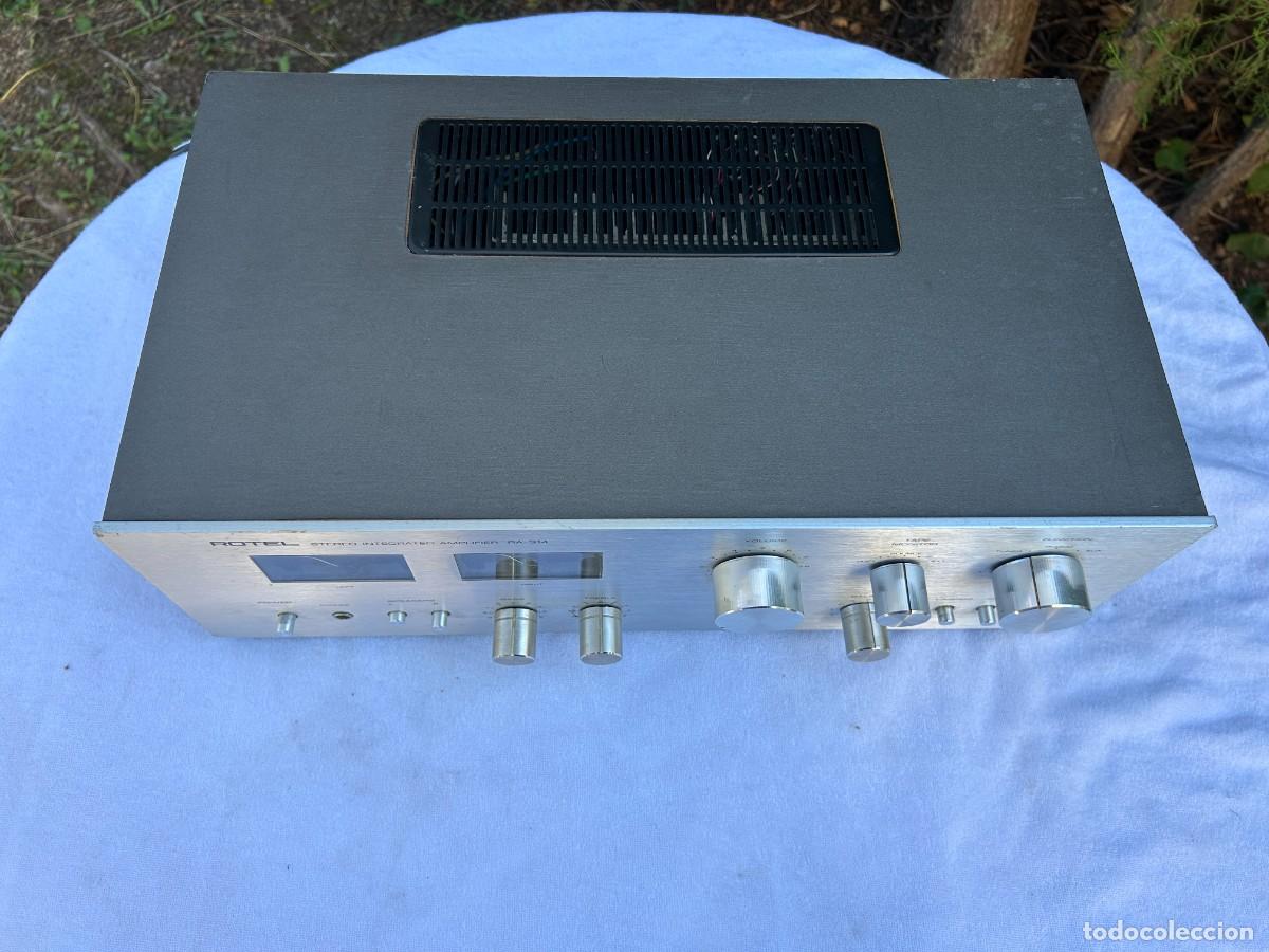 Radios antiguas: ROTEL AMPLIFICADOR RA 314 / FUNCIONANDO - Foto 4