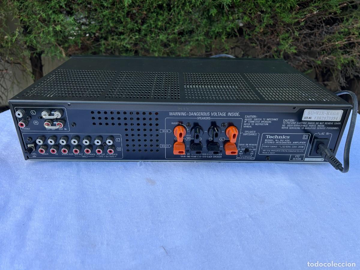 Radios antiguas: TECHNICS AMPLIFICADOR SU-V2X / FUNCIONANDO - Foto 2