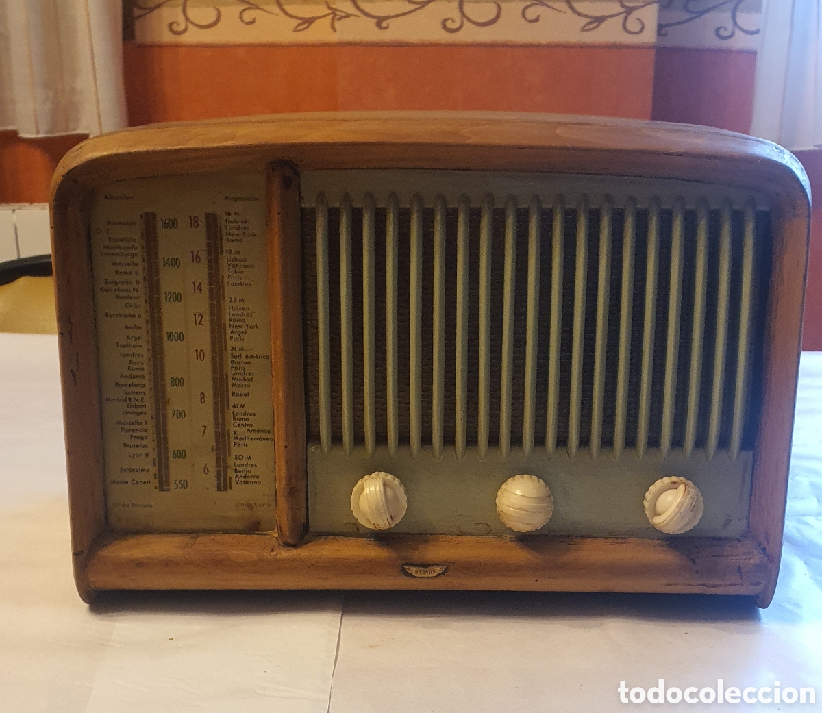 Radios antiguas: Radio antigua marca Anglo - Foto 1