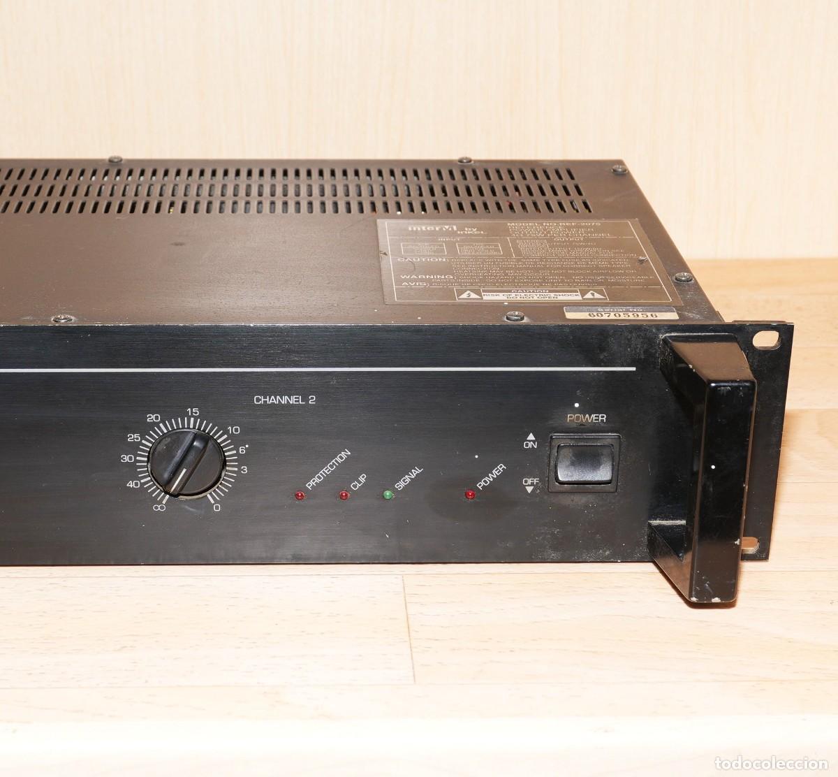 Radios antiguas: ETAPA DE POTENCIA ESTEREO - InterM Ref-2075 - Foto 4