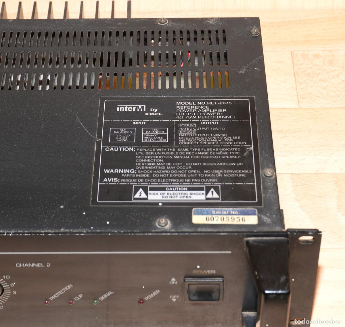 Radios antiguas: ETAPA DE POTENCIA ESTEREO - InterM Ref-2075 - Foto 5