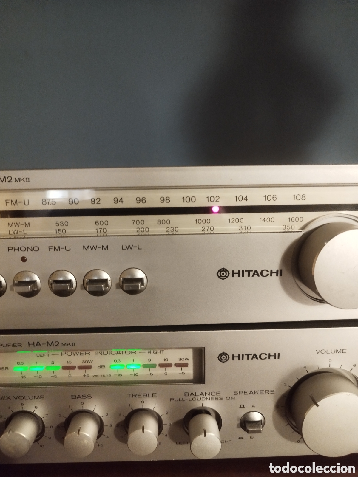 Radios antiguas: Equipo de m&uacute;sica Hitachi - Foto 6
