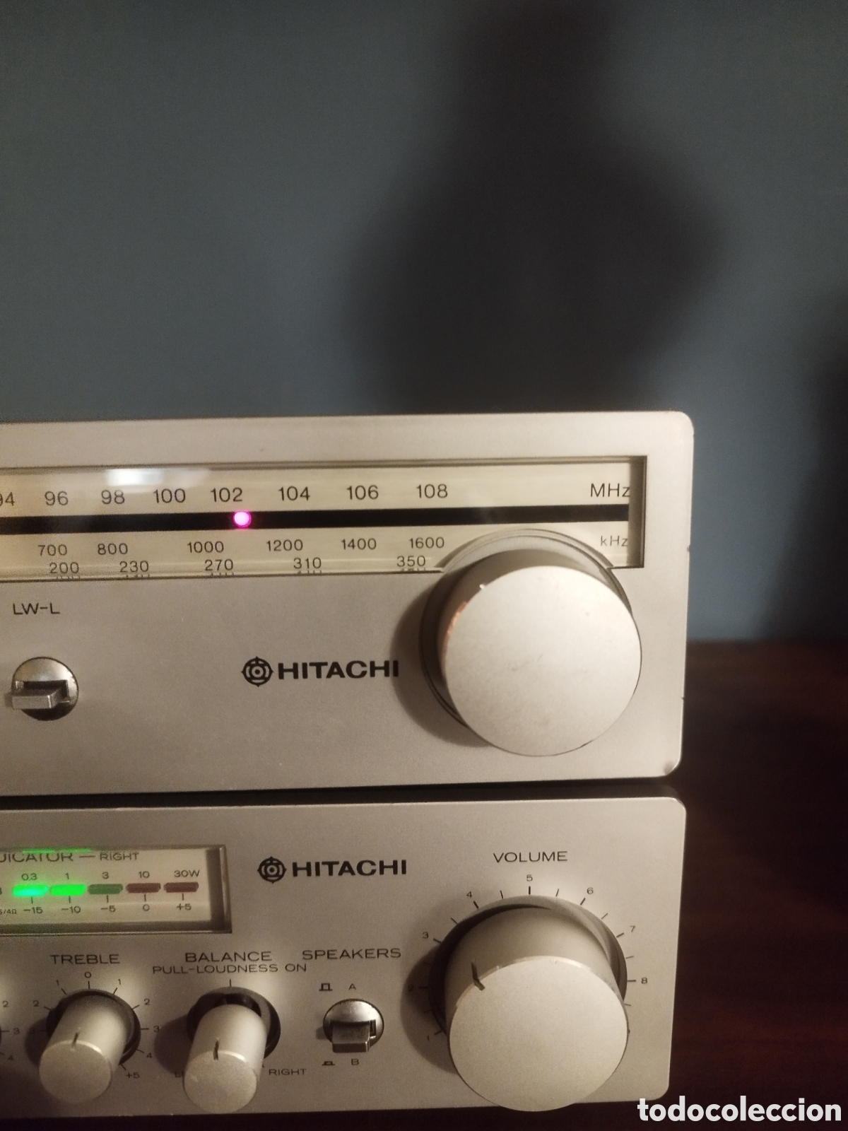 Radios antiguas: Equipo de m&uacute;sica Hitachi - Foto 7