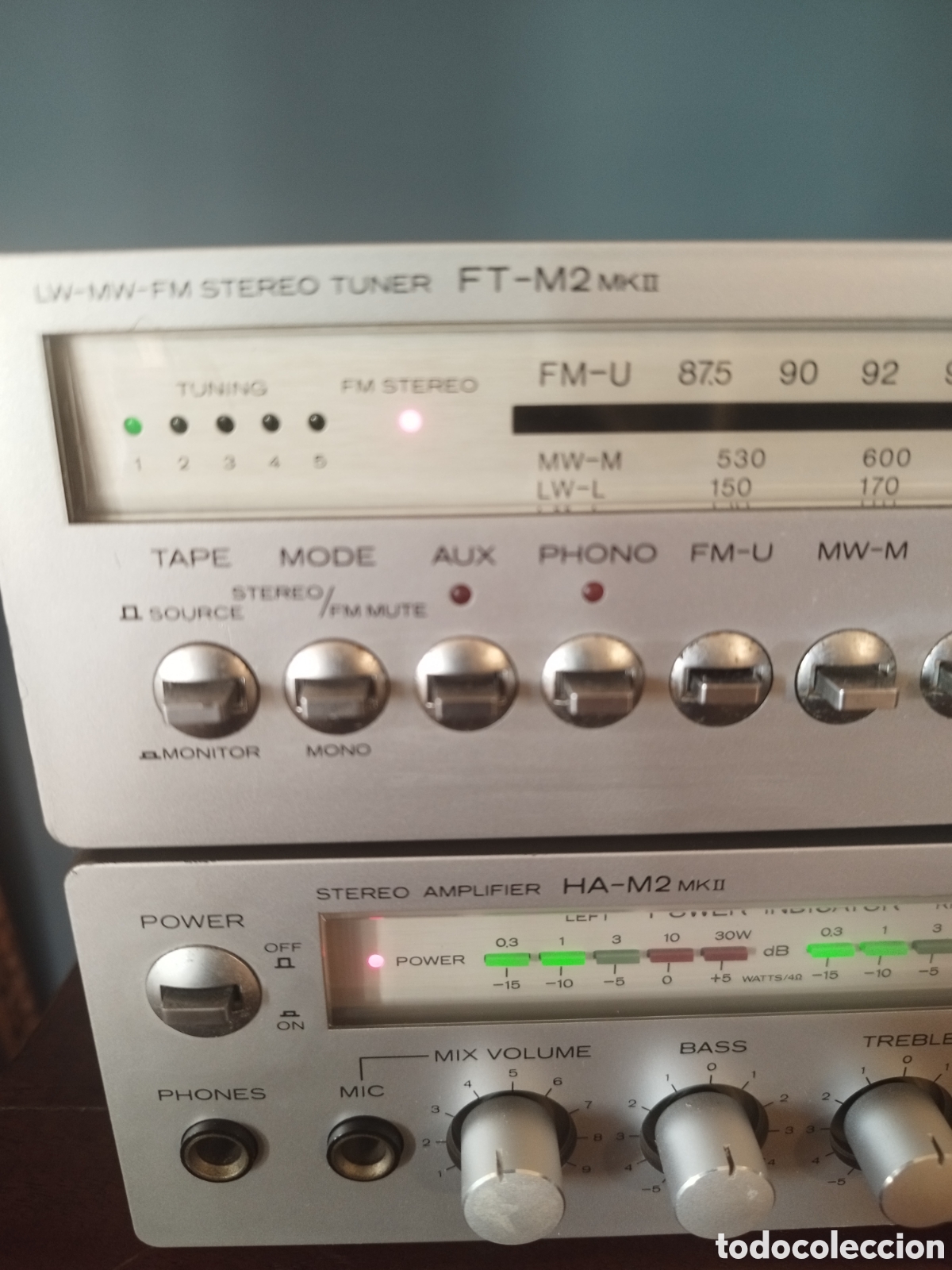 Radios antiguas: Equipo de m&uacute;sica Hitachi - Foto 10