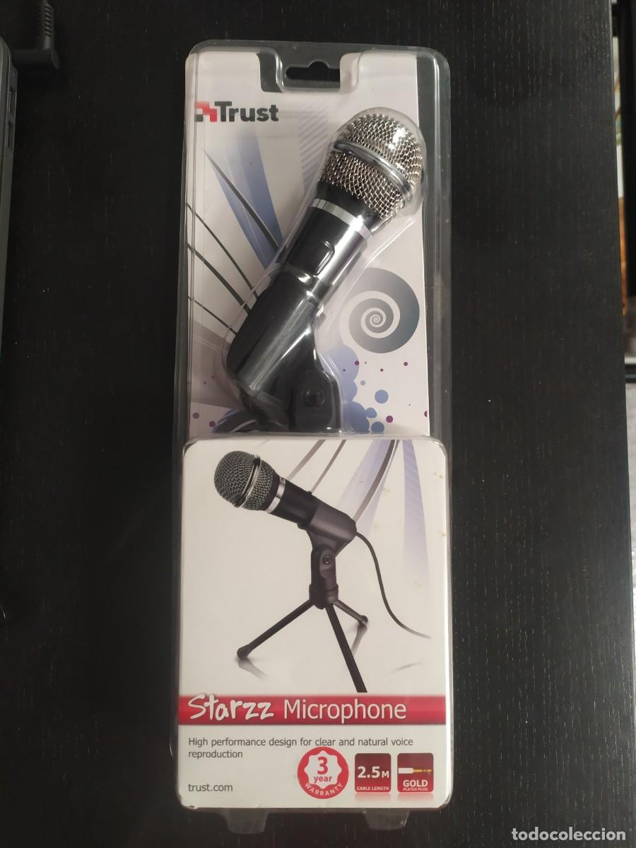 Radios antiguas: Micr&oacute;fono de alto rendimiento con tr&iacute;pode - Foto 1