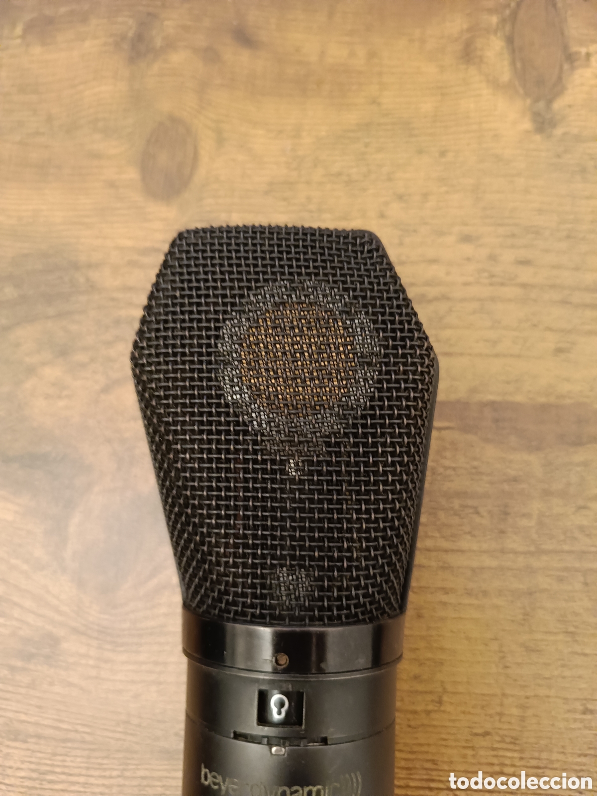 Radios antiguas: Micr&oacute;fono Beyer Dynamic MC740 funcionando. Con Soporte R&iacute;gido y cable de 5 metros. De uso. - Foto 7