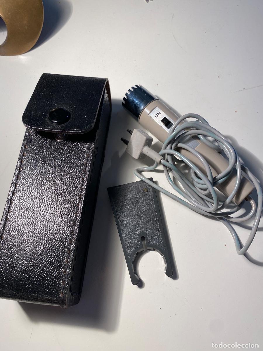 Radios antiguas: Micr&oacute;fono Sanyo con estuche - Foto 1