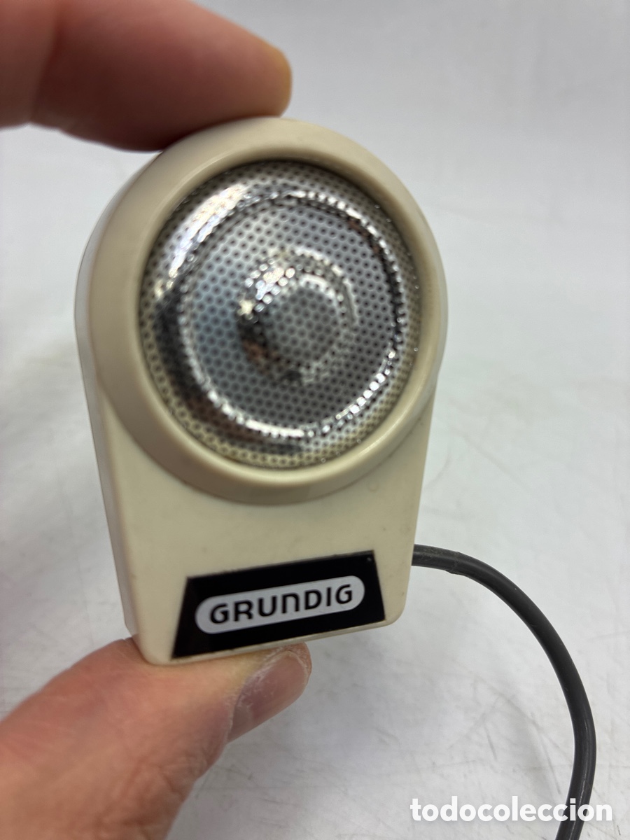 Radios antiguas: Micr&oacute;fono Grundig GDM 311. - Foto 1