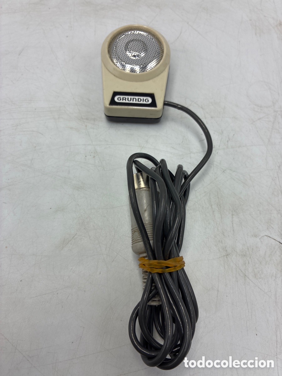 Radios antiguas: Micr&oacute;fono Grundig GDM 311. - Foto 3