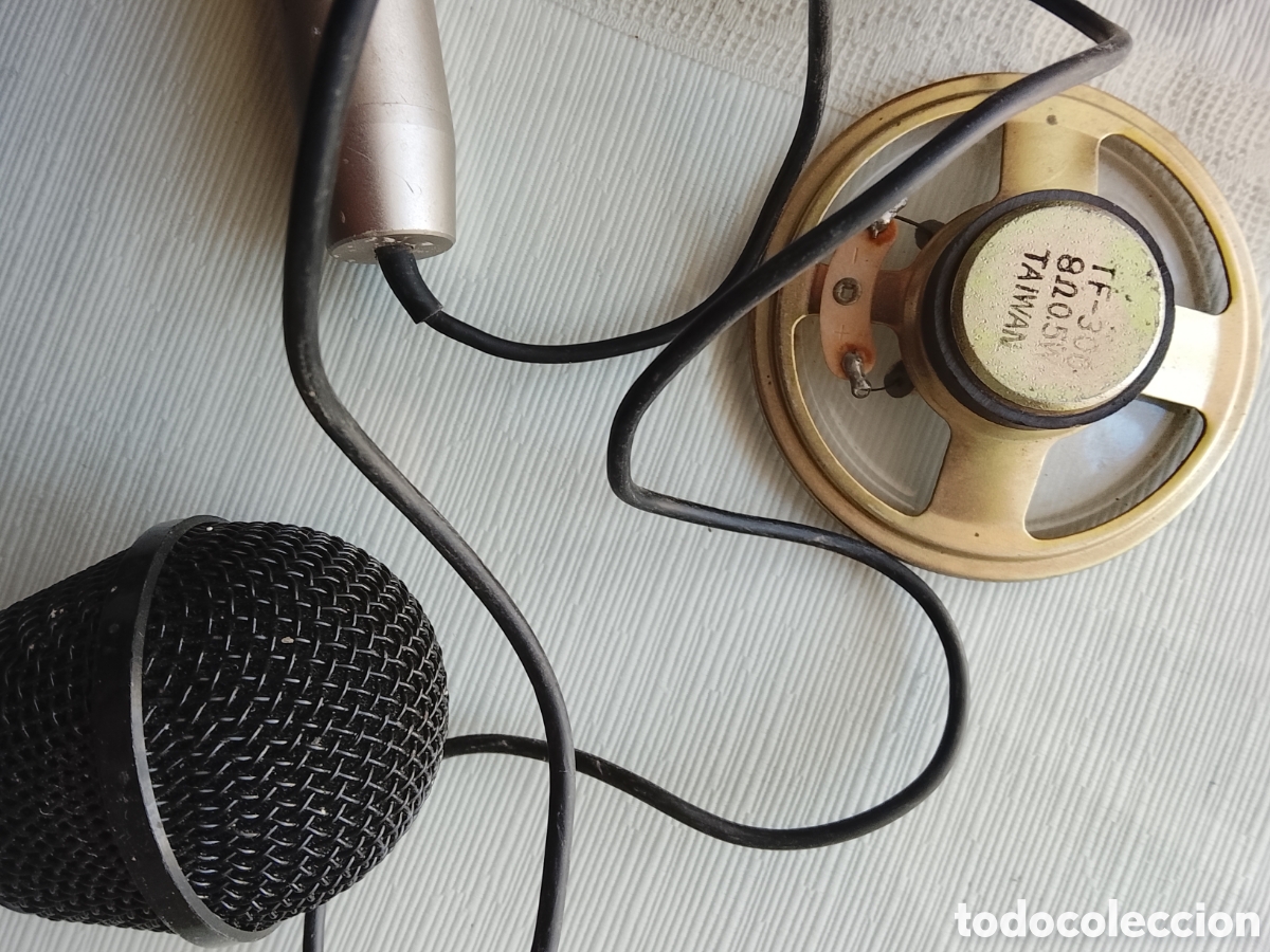 Radios antiguas: 4 Antiguos micr&oacute;fonos unidireccionales. - Foto 7
