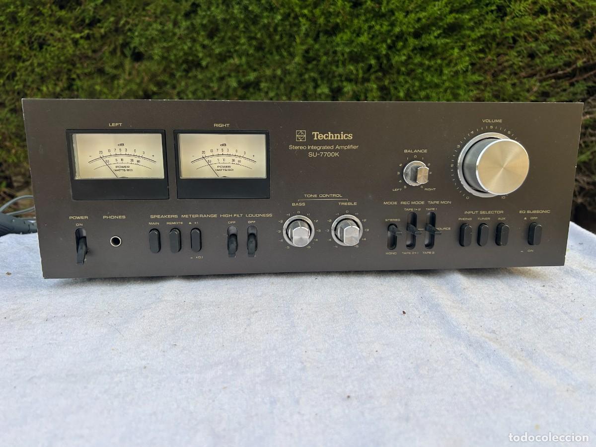 Radios antiguas: TECHNICS AMPLIFICADOR SU 7700K / FUNCIONANDO - Foto 1