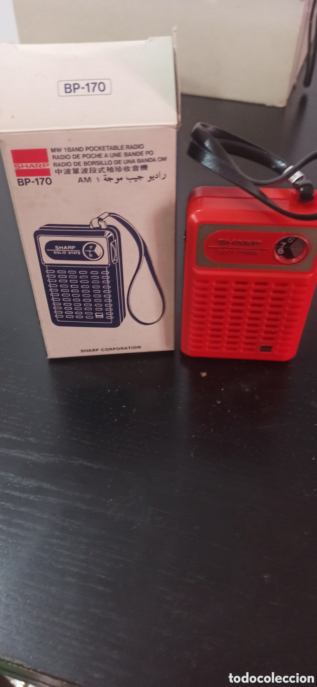 Radios antiguas: Radio de transistor vintage sharp BP-170 - Foto 1