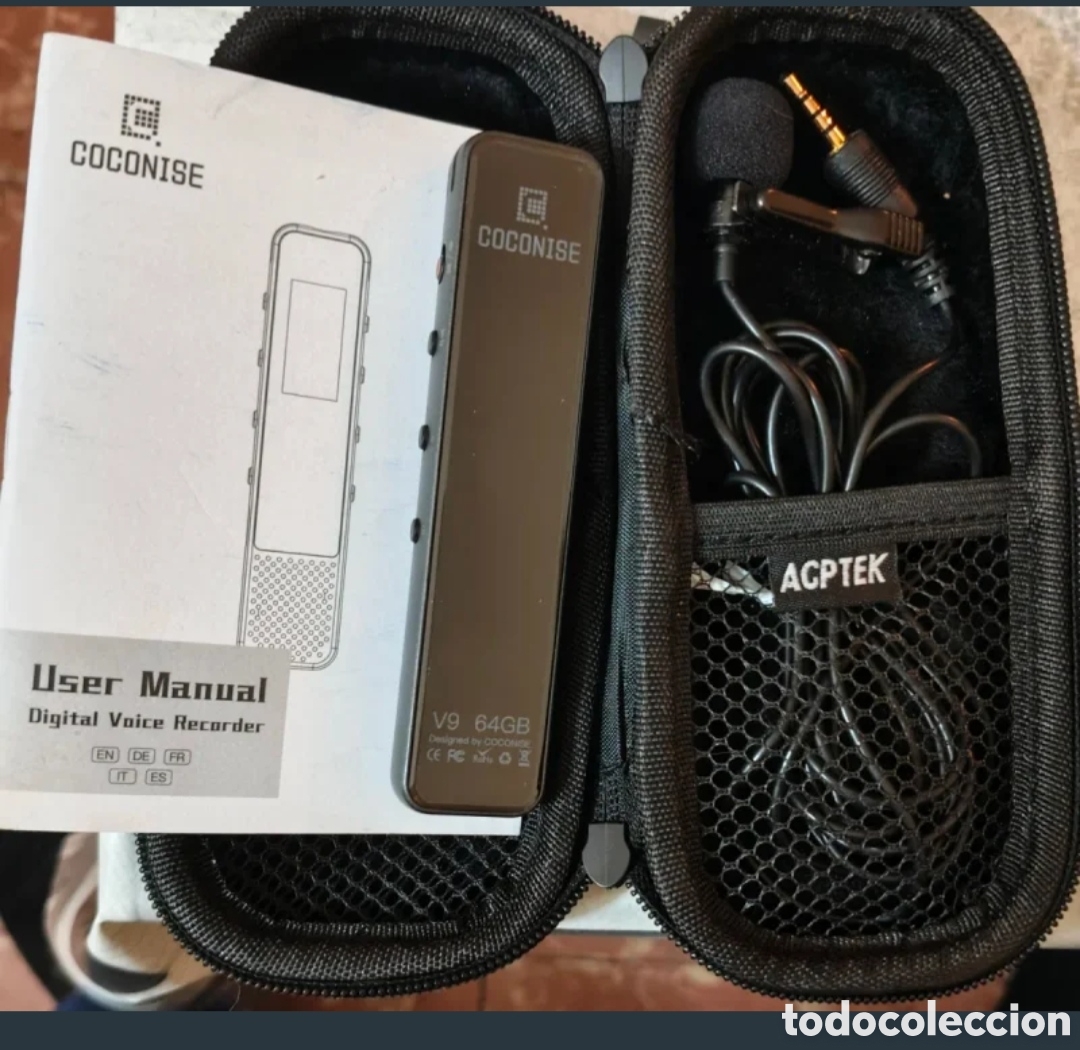 Radios antiguas: GRABADORA DE MANO CON MICRO - Foto 1