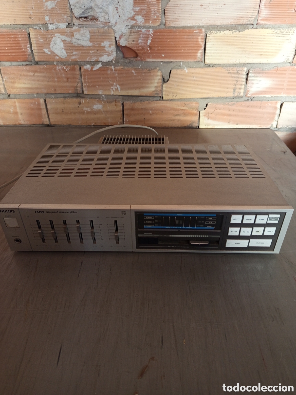 Radios antiguas: Bonito amplificador en plata - Foto 2