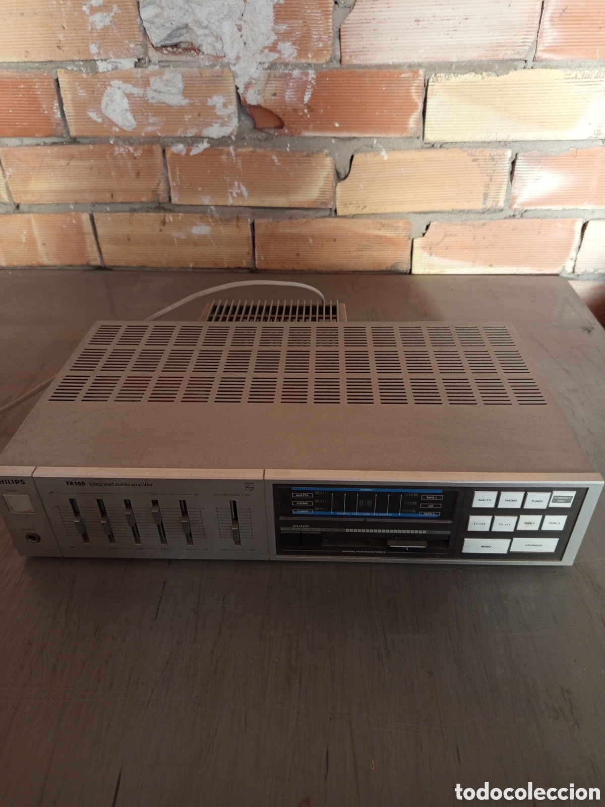 Radios antiguas: Bonito amplificador en plata - Foto 1