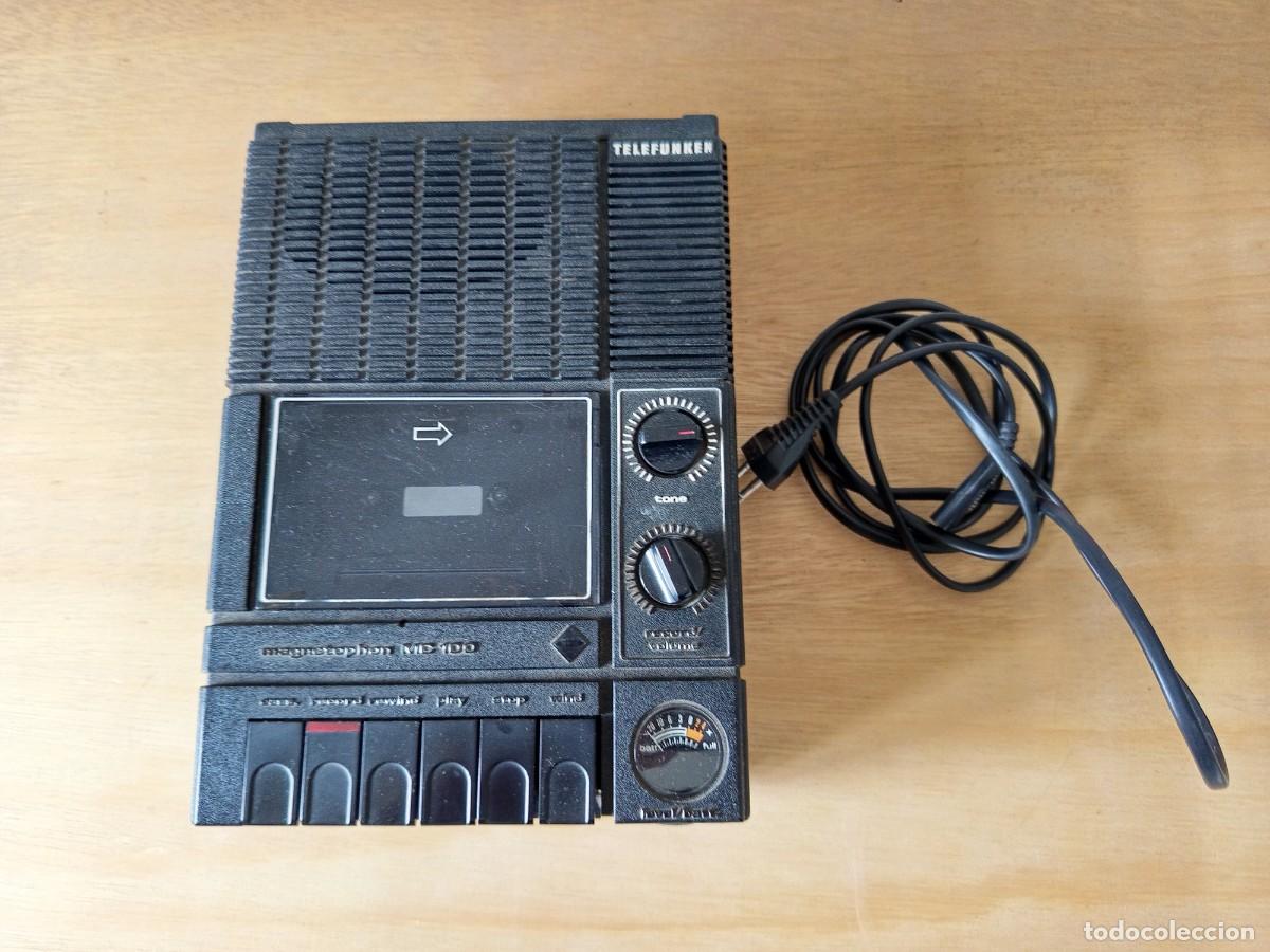 Radios antiguas: Grabadora Telefunken Magnetophon MC 100 Kassetten Recorder.Vintage