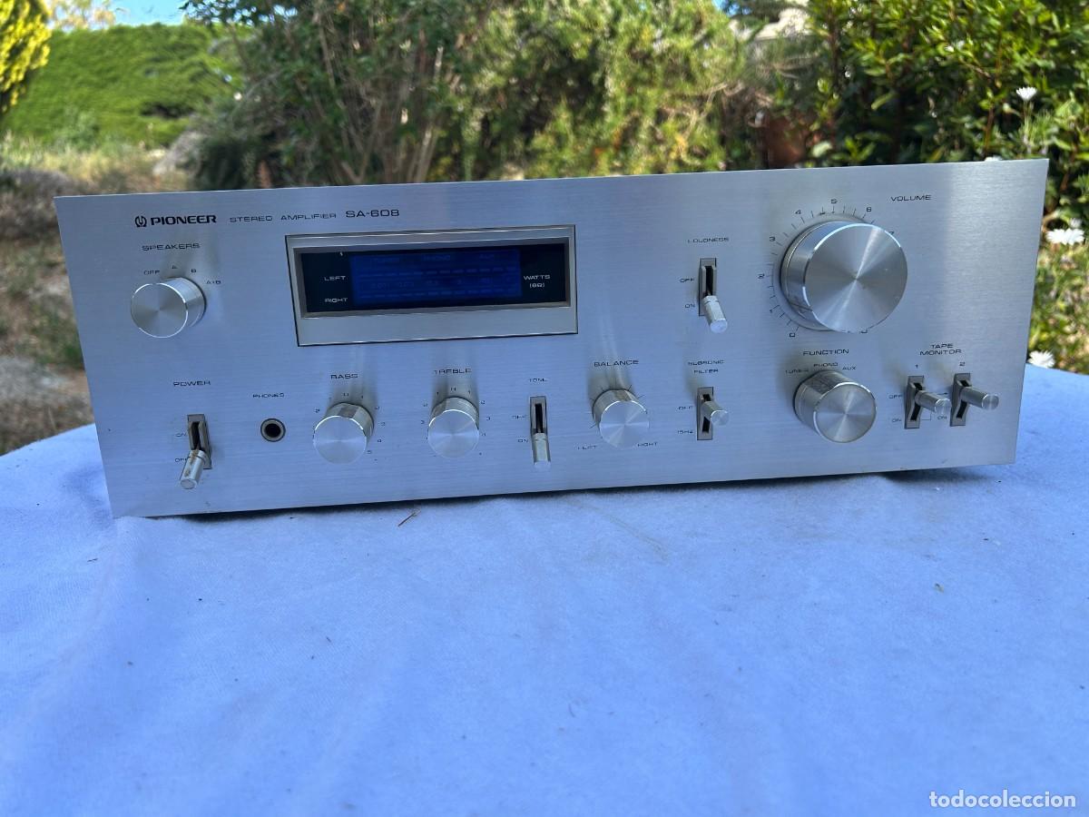 Radios antiguas: PIONEER AMPLIFICADOR SA-608 / FUNCIONANDO