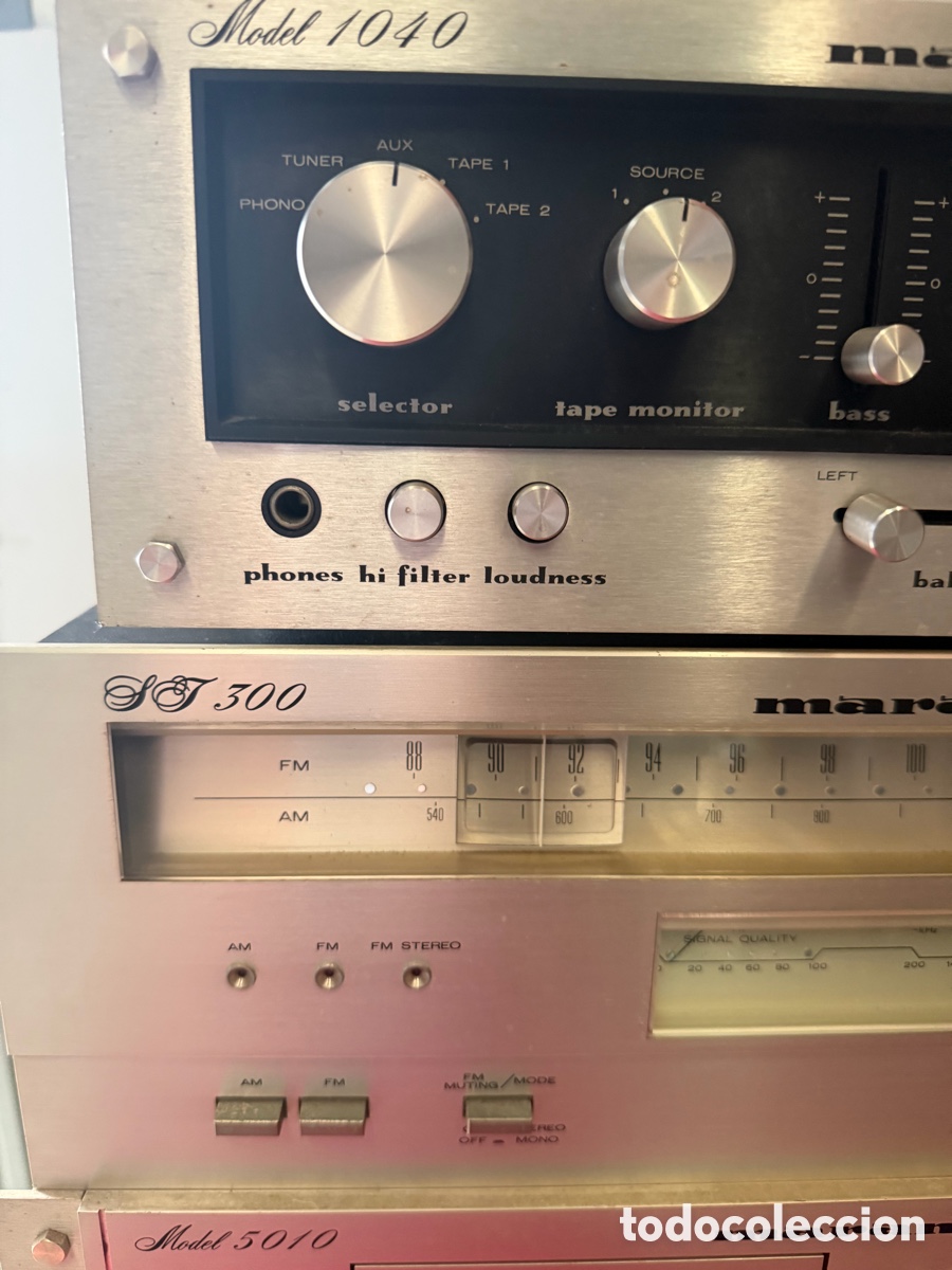 Radios antiguas: Equipo Est&eacute;reo Vintage Marantz Completo - Foto 2