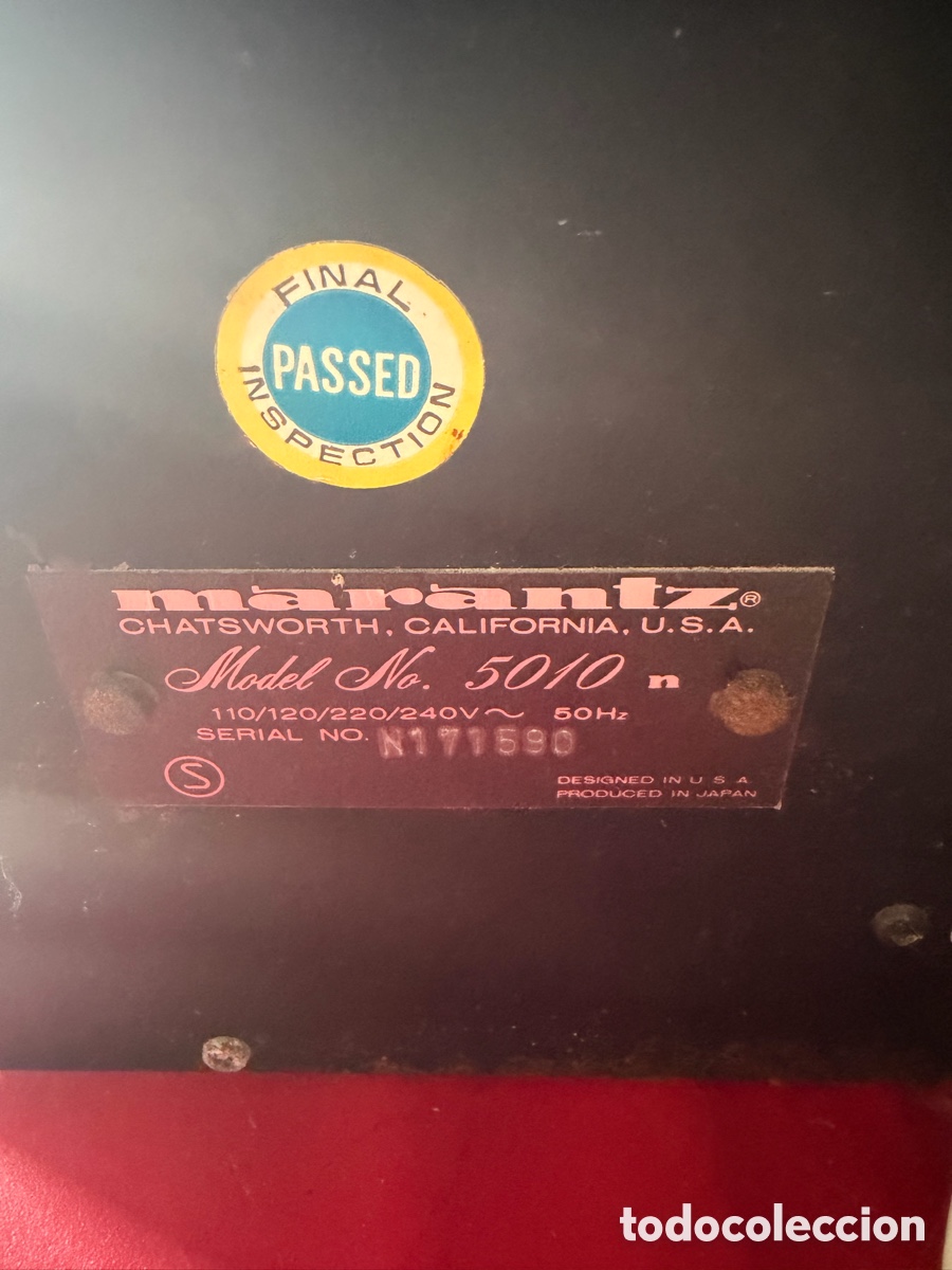 Radios antiguas: Equipo Est&eacute;reo Vintage Marantz Completo - Foto 4
