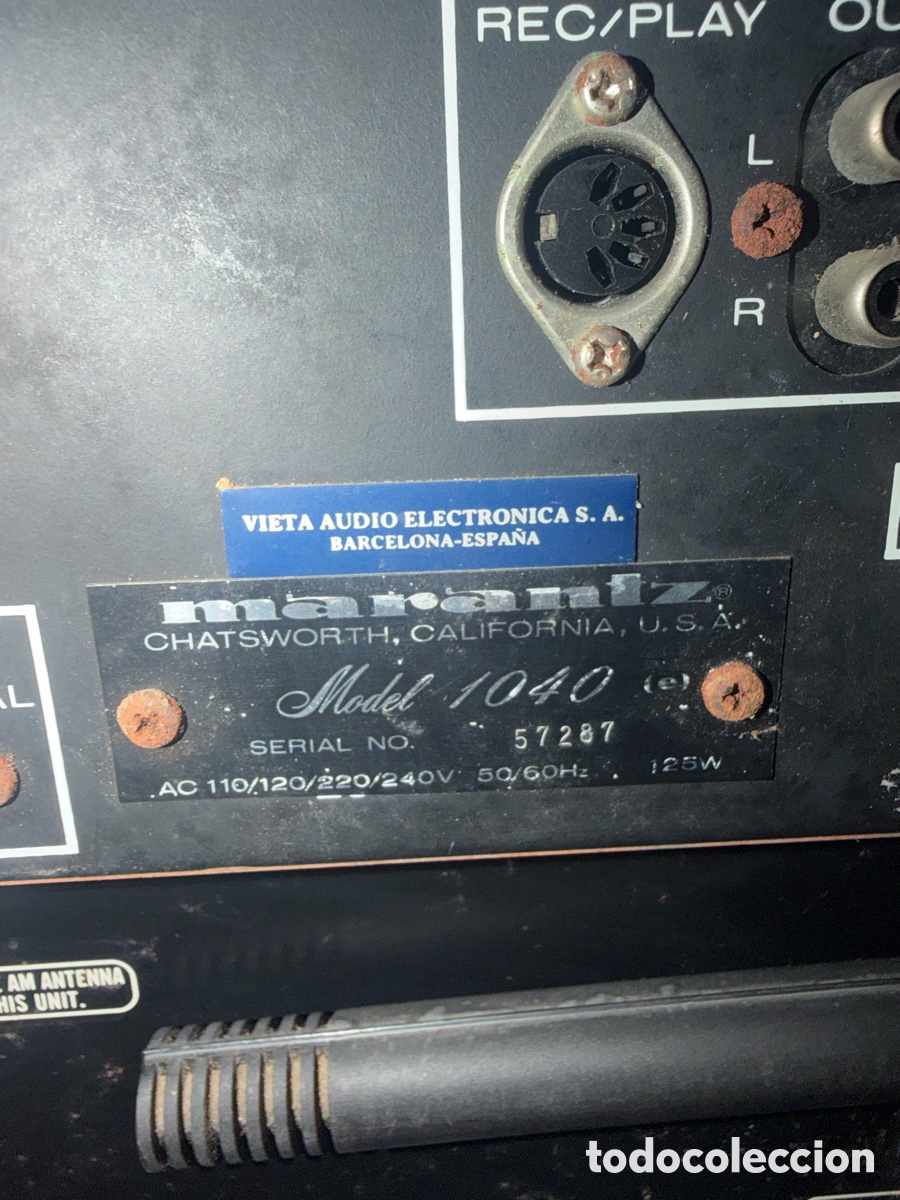Radios antiguas: Equipo Est&eacute;reo Vintage Marantz Completo - Foto 7