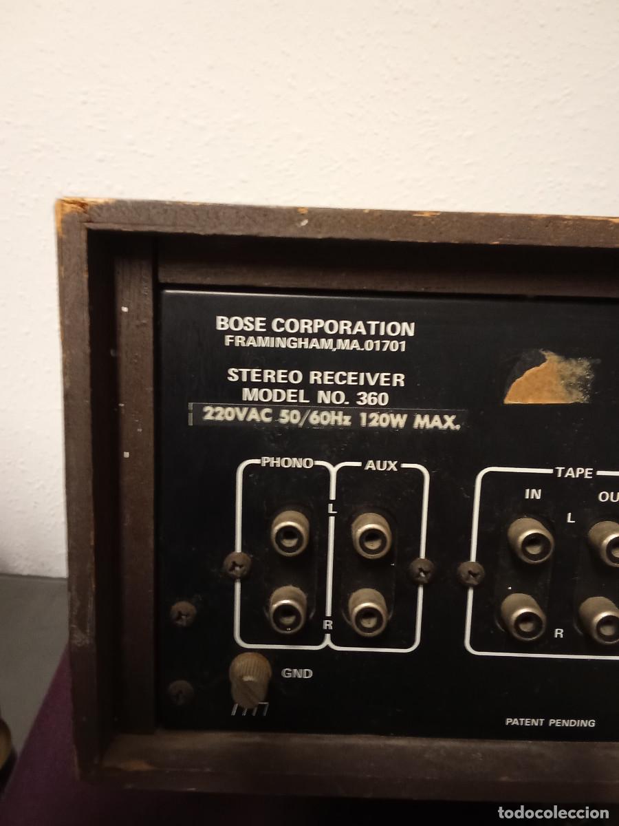 Radios antiguas: BOSE 360, RECEIVER VINTAG MODEL 360 REF. 19 DATO - Foto 8