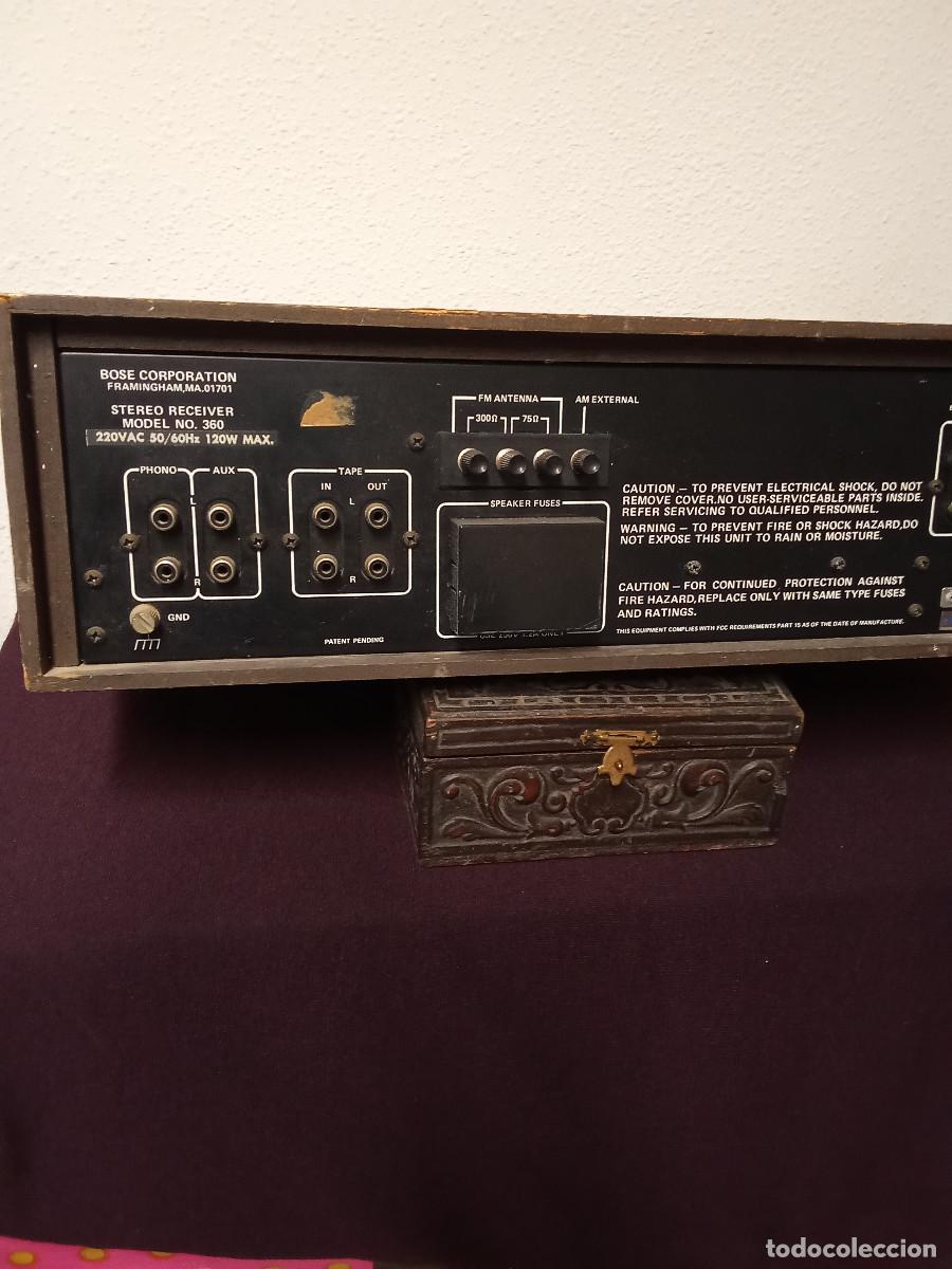 Radios antiguas: BOSE 360, RECEIVER VINTAG MODEL 360 REF. 19 DATO - Foto 11