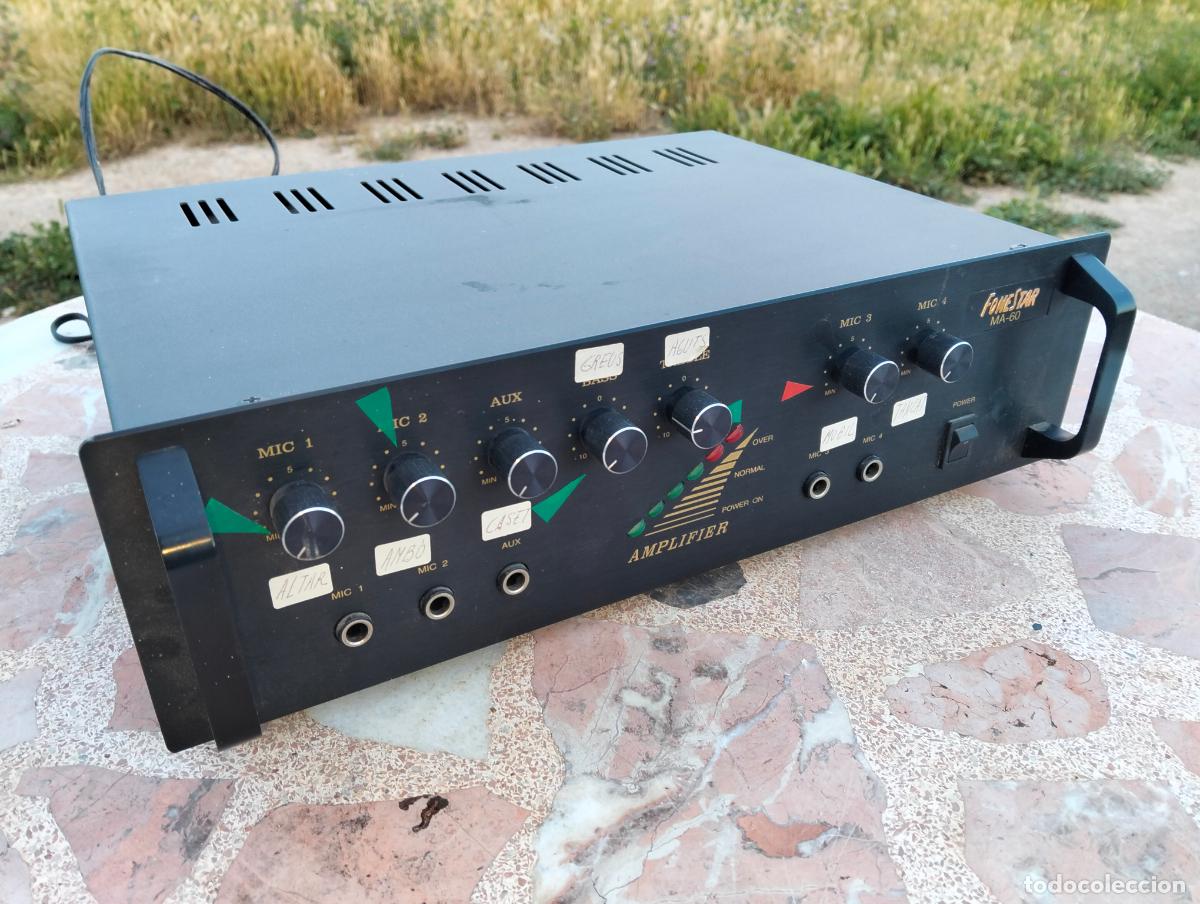 Radios Anciennes: FoneStar ma-60 amplificador de megafon&iacute;a para micr&oacute;fonos altavoces
