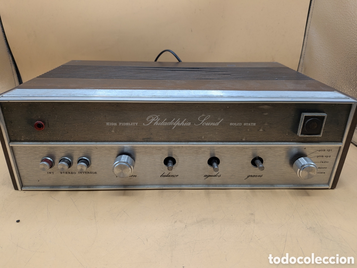 Radios Anciennes: JOYA SONIDO PHILADELPHIA SOUND AMPLIFICADOR TRANSISTORES COLECCI&Oacute;N