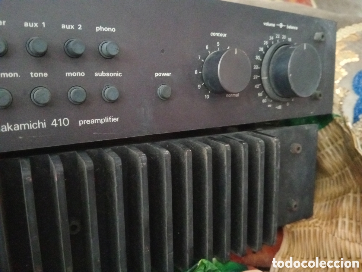 Radios antiguas: Preamplifer nakamichi 410/420