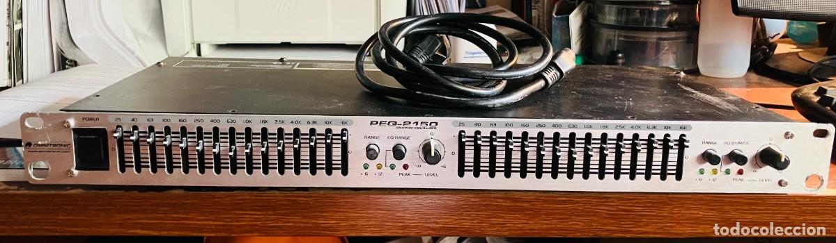 Radios antiguas: Ecualizador sonido OMNITRONIC PEQ-2150 (2 x 15 bandas)