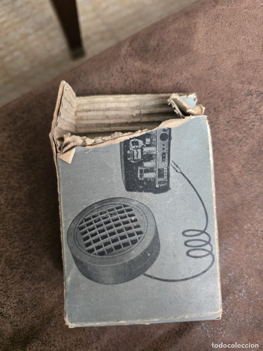 Radios antiguas: MICROFONO CLARCO BARCELONA A&Ntilde;OS 40 - Foto 2