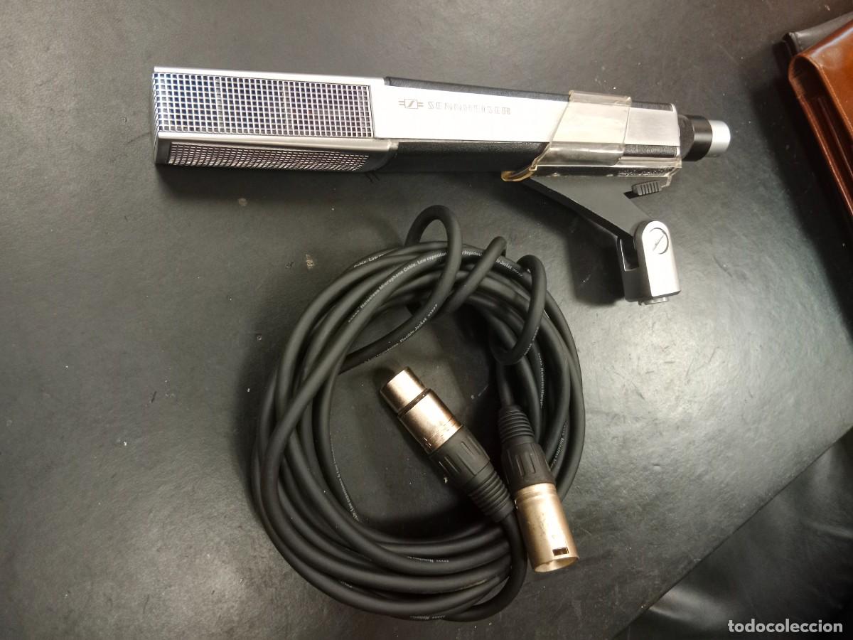 Alte Radios: MICROFONO DE ESTUDIO SENNHEISER DINAMICO DIRECCIONAL SUPERCARDIOIDE MD 441-U CON SOPORTE GERMANY