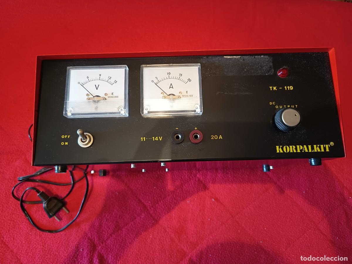 Radios antiguas: Fuente Alimentaci&oacute;n Korpalkit TK-119